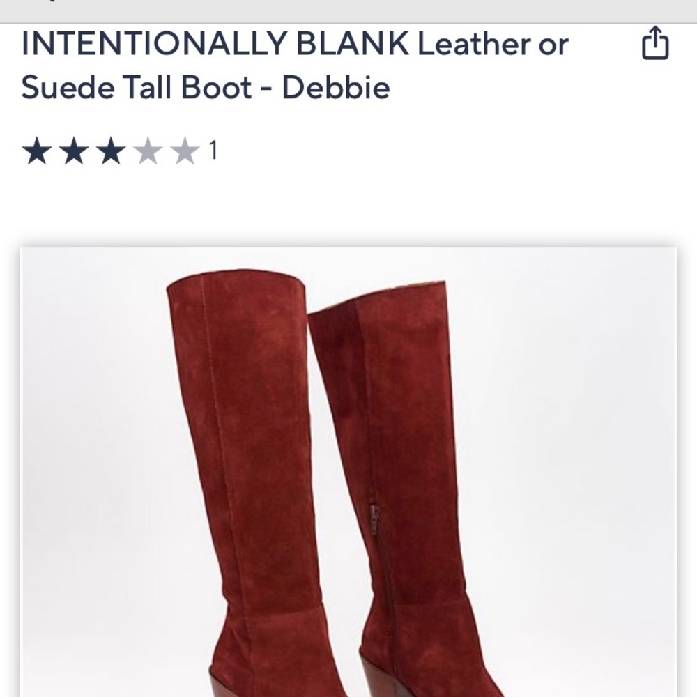 INTENTIONALLY BLANK Debbie Over the Knee Boots - Burgundy